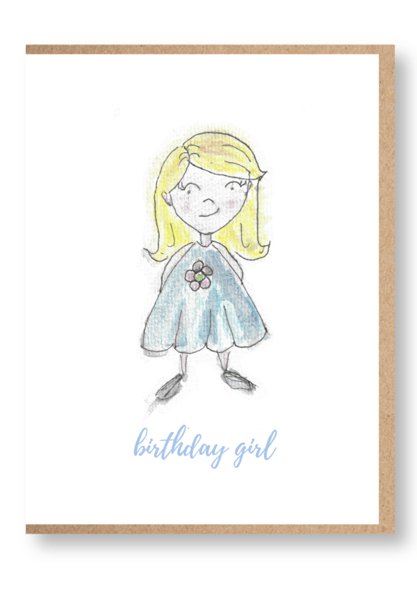 Kids - Birthday Girl, Blue Dress