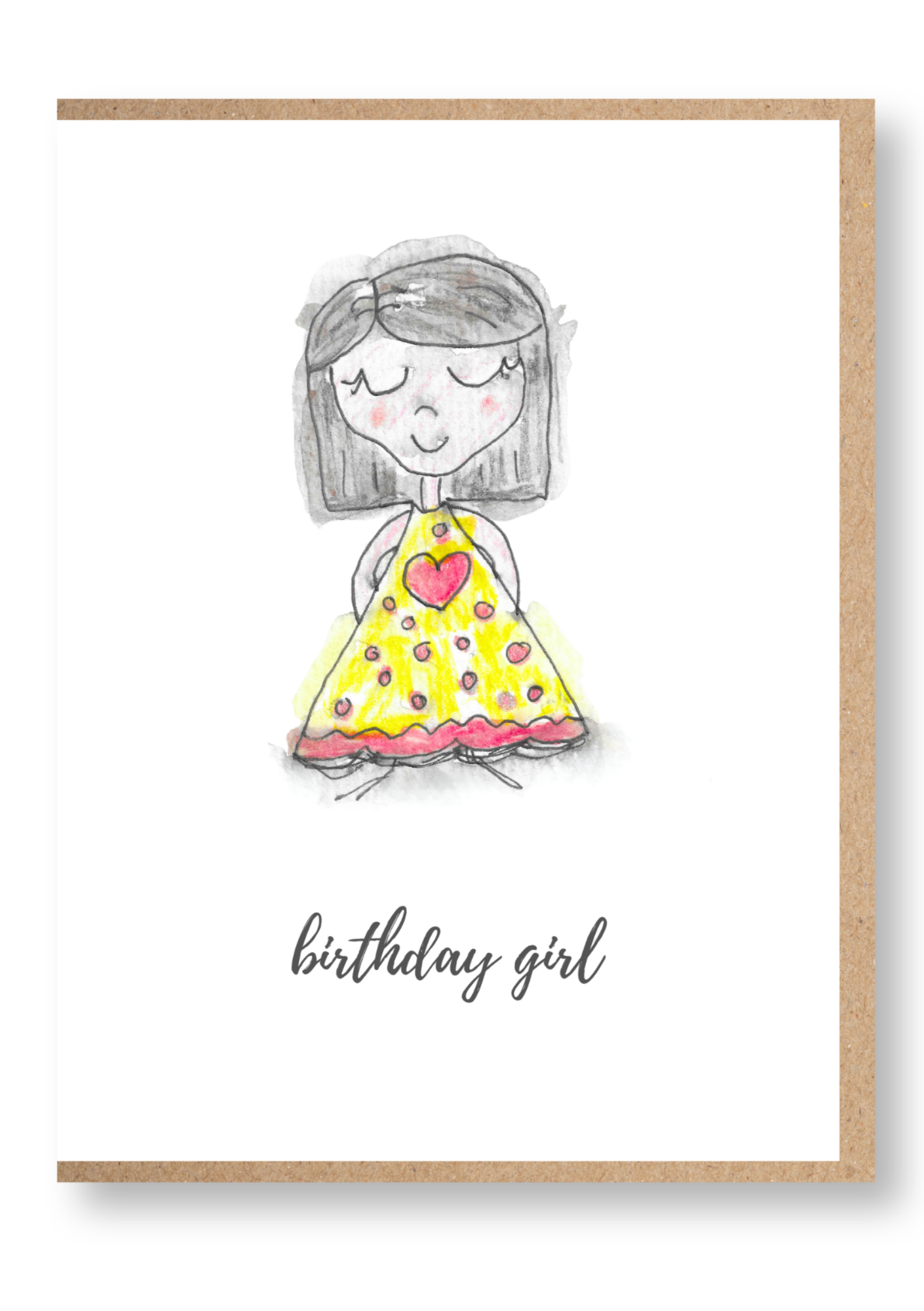 Kids - Birthday Girl, Yellow Dress - Image 1