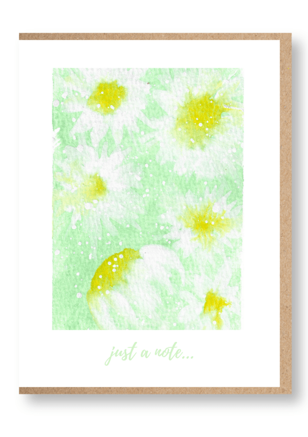 Florals - Daisies, Green