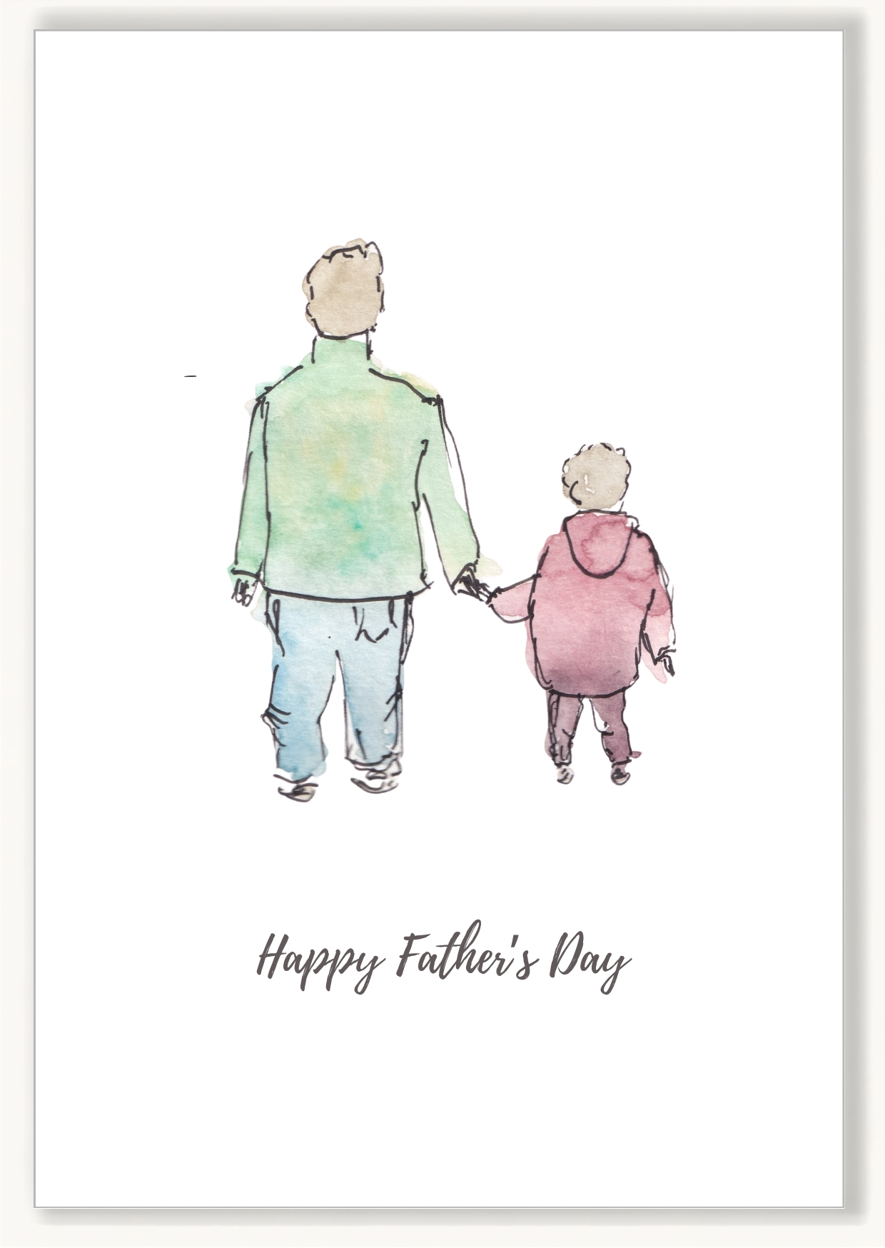 Seasonal - Father's Day, Father & Child - Image 1