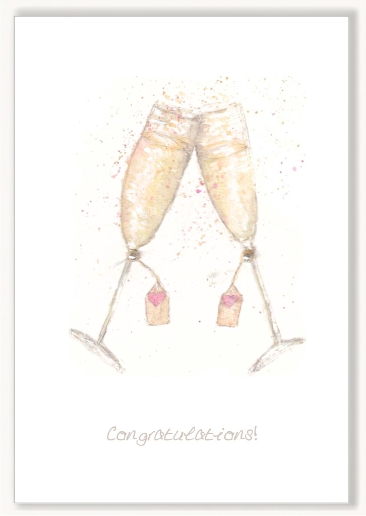 Congratulations - Champagne Flutes