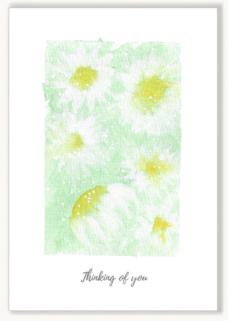 Florals - Daisies, Green