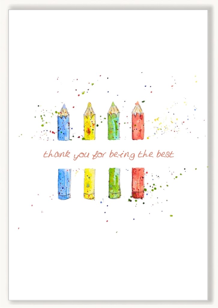 Teacher Thank You: Pencils