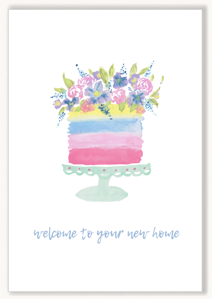 New Home Candy Cake