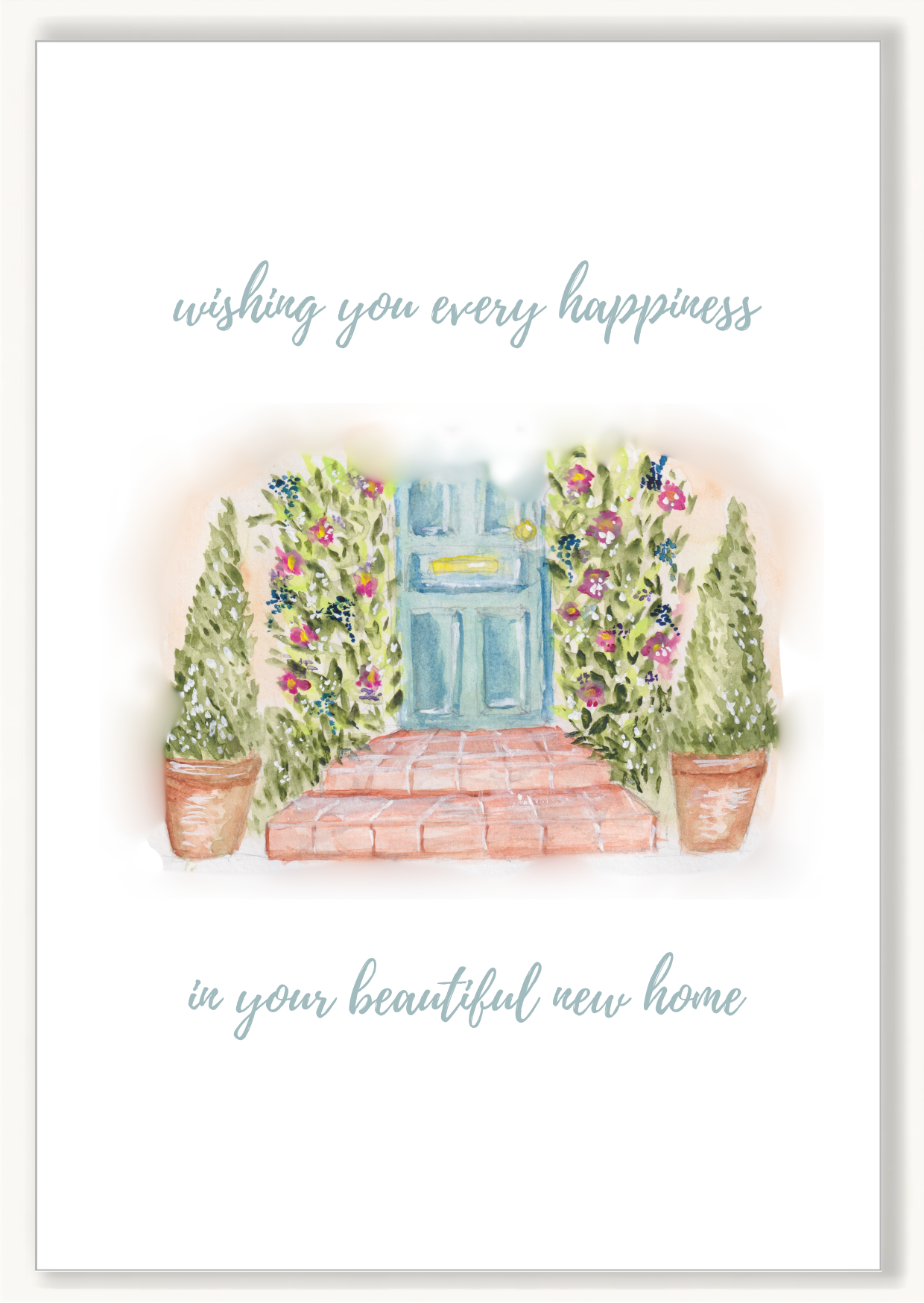 New Home Floral Front Door - Image 1